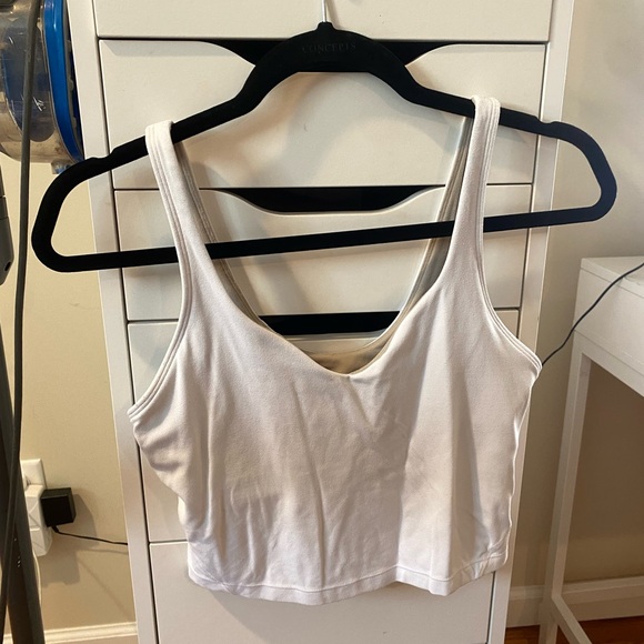 Lululemon White Align Tank Top Size 6 - Picture 1 of 2